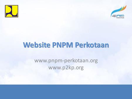 Website PNPM Perkotaan
