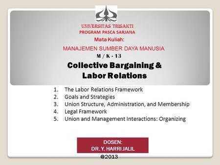 Collective Bargaining &