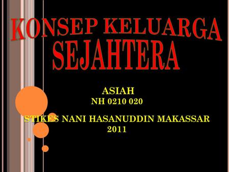 ASIAH NH STIKES NANI HASANUDDIN MAKASSAR 2011