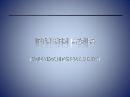TEAM TEACHING MAT. DISKRIT