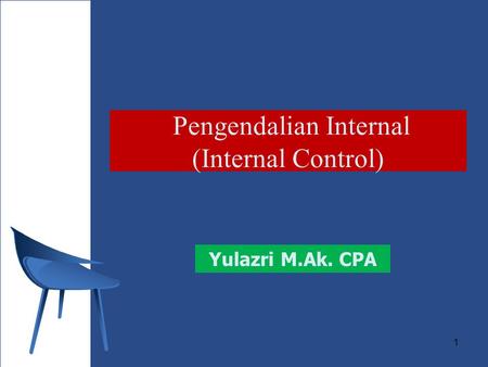 Pengendalian Internal (Internal Control)