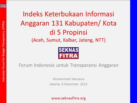 Forum Indonesia untuk Transparansi Anggaran