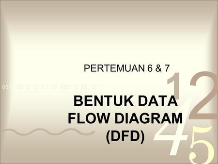 BENTUK DATA FLOW DIAGRAM (DFD)