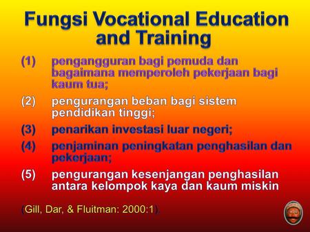 Fungsi Vocational Education and Training