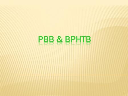 PBB & bphtb.