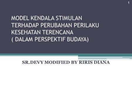 SR.DEVY MODIFIED BY RIRIS DIANA