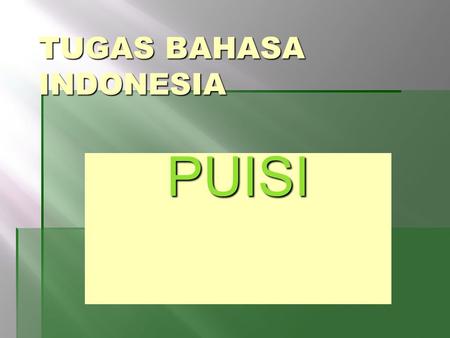 TUGAS BAHASA INDONESIA