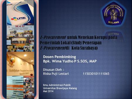 E-Procurement di Kota Surabaya)