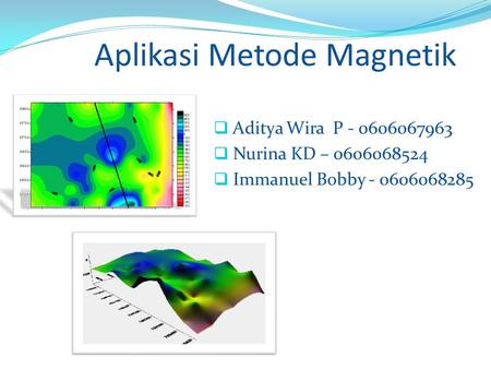 Aplikasi Metode Magnetik