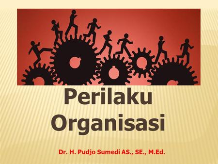 Dr. H. Pudjo Sumedi AS., SE., M.Ed.