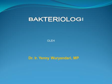 Dr. Ir. Yenny Wuryandari, MP.