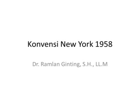 Dr. Ramlan Ginting, S.H., LL.M