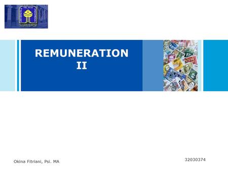 REMUNERATION II Notes go here..