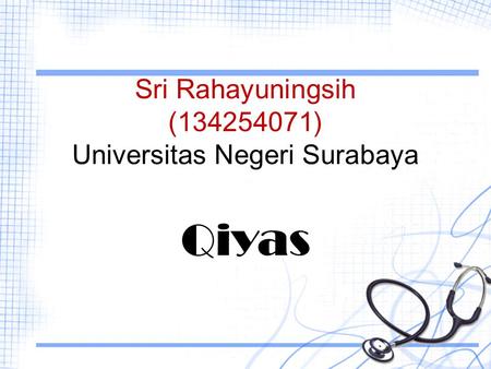 Sri Rahayuningsih ( ) Universitas Negeri Surabaya