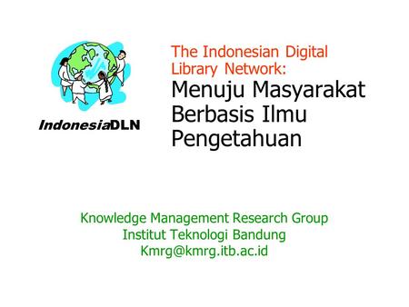 IndonesiaDLN Knowledge Management Research Group