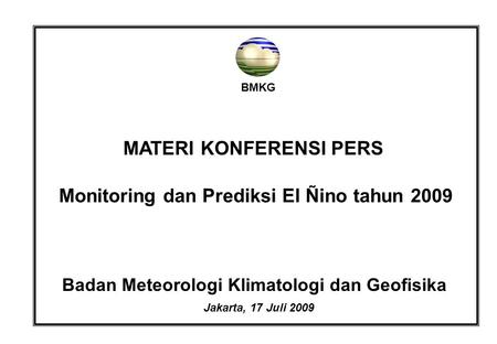 Badan Meteorologi Klimatologi dan Geofisika