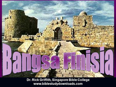 Dr. Rick Griffith, Singapore Bible College
