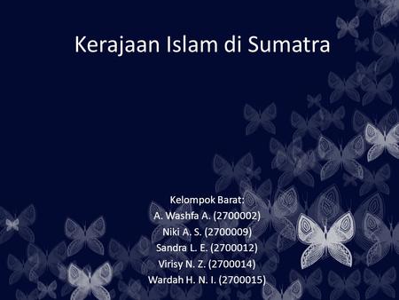 Kerajaan Islam di Sumatra