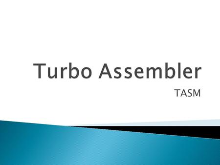 Turbo Assembler TASM.