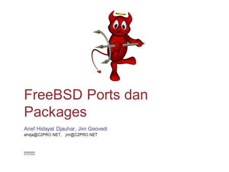 FreeBSD Ports dan Packages