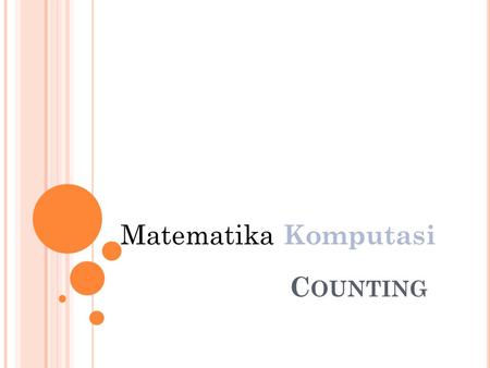 Matematika Komputasi Counting.
