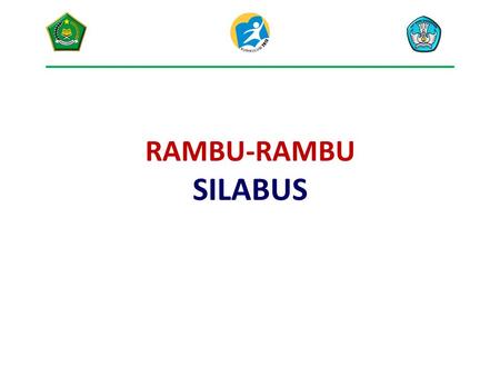 RAMBU-RAMBU SILABUS.