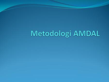 Metodologi AMDAL.