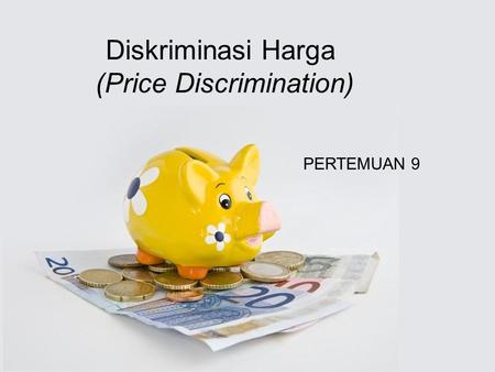 (Price Discrimination)