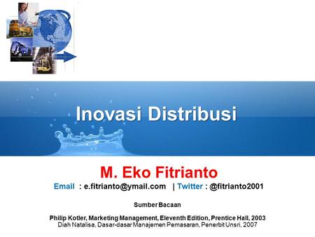 Inovasi Distribusi M. Eko Fitrianto | Twitter Sumber Bacaan