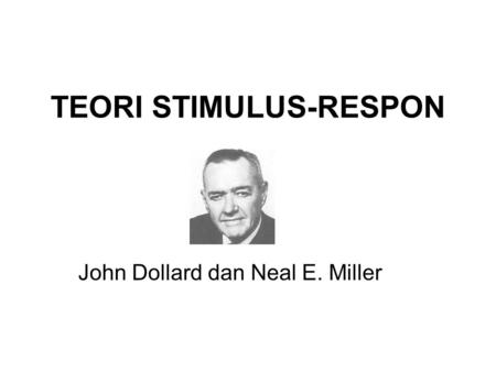TEORI STIMULUS-RESPON