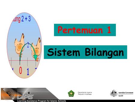 Pertemuan 1 Sistem Bilangan Departemen Agama Republik Indonesia.