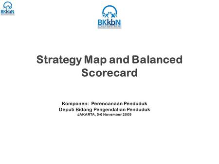 Strategy Map and Balanced Scorecard