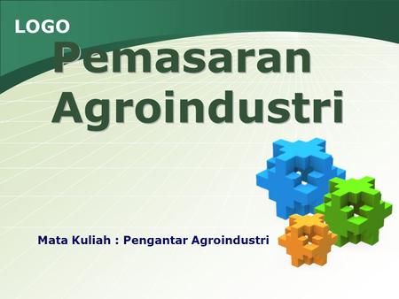 Pemasaran Agroindustri
