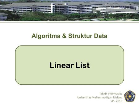 Algoritma & Struktur Data