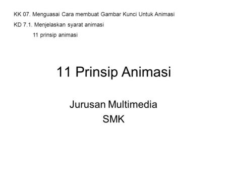 Jurusan Multimedia SMK