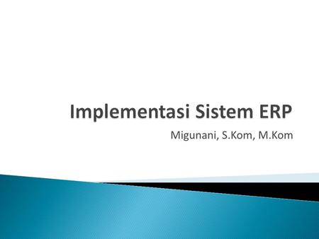 Implementasi Sistem ERP