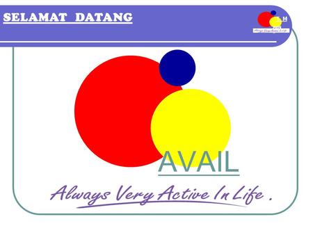 AVAI L T M EE-MDN SELAMAT DATANG AVAIL. T M EE-MDN A V A I L.