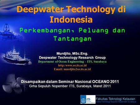 Deepwater Technology di Indonesia