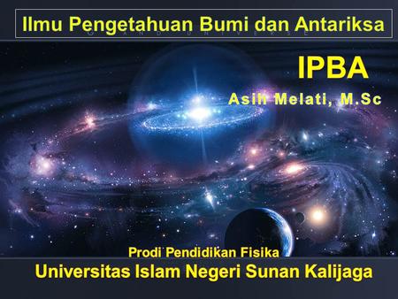 IPBA Ilmu Pengetahuan Bumi dan Antariksa