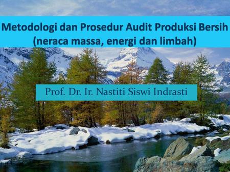 Prof. Dr. Ir. Nastiti Siswi Indrasti