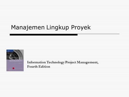 Manajemen Lingkup Proyek