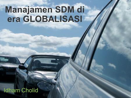 Manajamen SDM di era GLOBALISASI