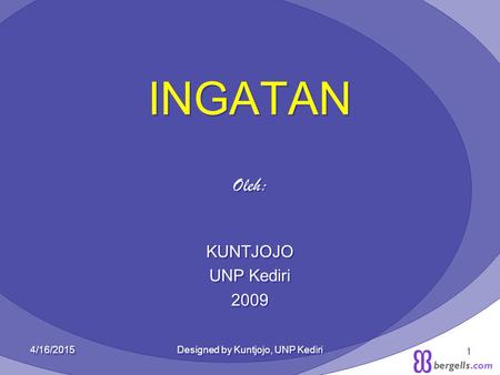 Designed by Kuntjojo, UNP Kediri