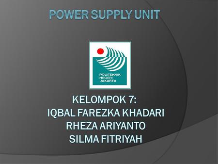 Definisi Power Supply Unit