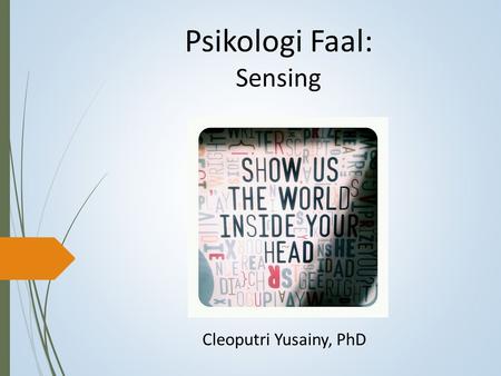 Psikologi Faal: Sensing