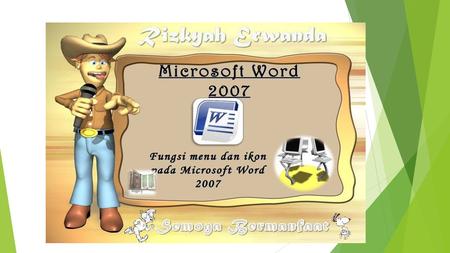MICROSOFT WORD 2007: Fungsi Icon Tab Home Microsoft Office Word 2007 (untuk selanjutnya disebut MS. Word saja) merupakan sebuah program aplikasi.