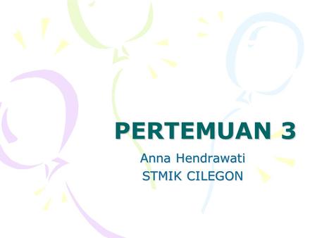 Anna Hendrawati STMIK CILEGON