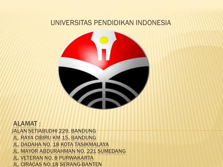 UNIVERSITAS PENDIDIKAN INDONESIA