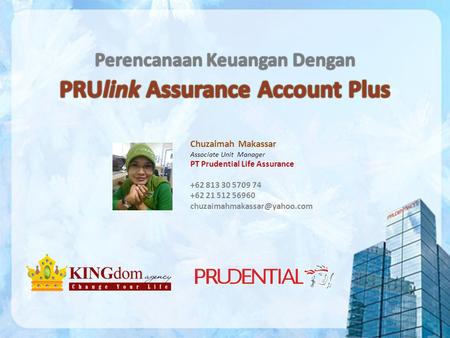 PRUlink Assurance Account Plus Perencanaan Keuangan Dengan