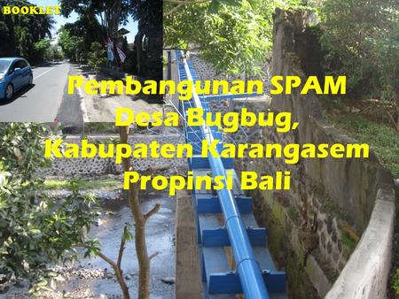 Pembangunan SPAM Desa Bugbug, Kabupaten Karangasem